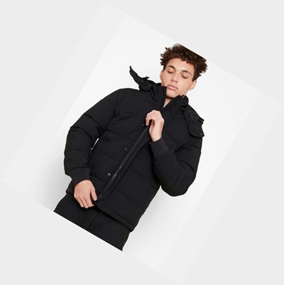 Black Men's Aigle The Warm, Water-repellent Quilted Coats & Jackets | TLAQ-83694