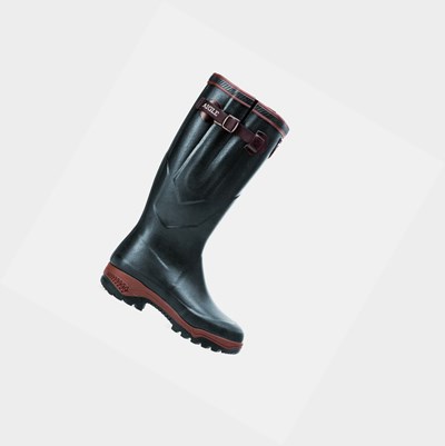 Black Women's Aigle The First Anti-fatigue Boots That Protects From The Cold Hunting Boots | PZCQ-56217