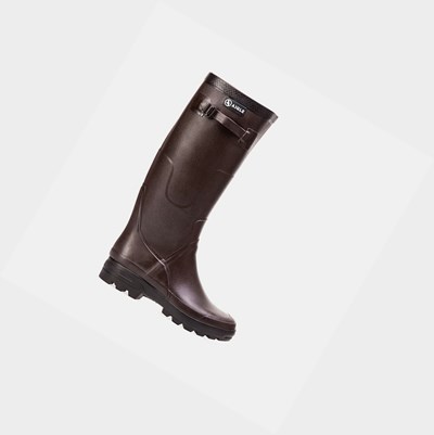 Burgundy Women's Aigle The Urban Ankle Rain Hunting Boots | ANDK-90587