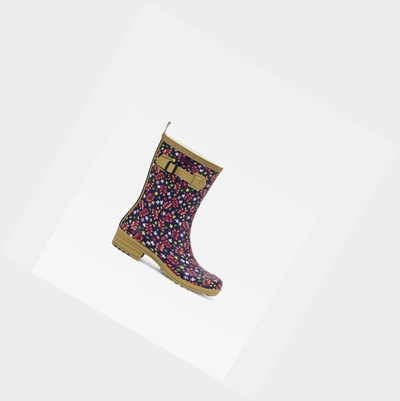 Flower Women's Aigle Rubber Ankle Garden Boots | EZYV-16852