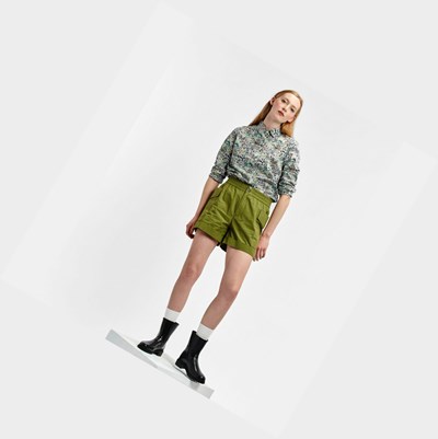 Green Women's Aigle Bermuda Shorts | CNHX-18435