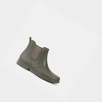 Grey Men's Aigle The Ultra-comfortable Rubber Chelsea Boots | IUQM-87053