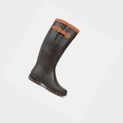 Grey Women's Aigle The Premium Adjustable Anti-fatigue Boot Rain Boots | JQXC-02859