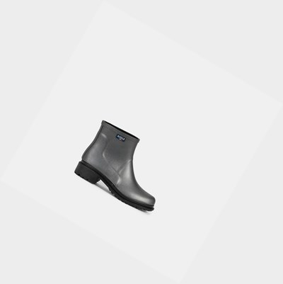 Grey Women's Aigle The Urban Ankle Rain Boots | CZBI-45092