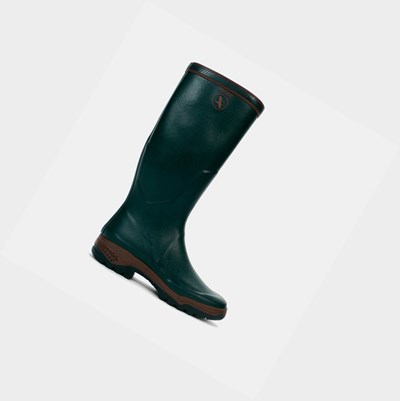 Navy Men's Aigle Anti-fatigue Rain Boots | VIRP-10328