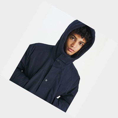 Navy Men's Aigle This Season's Must-have Mtd Parkas | SOEI-56274