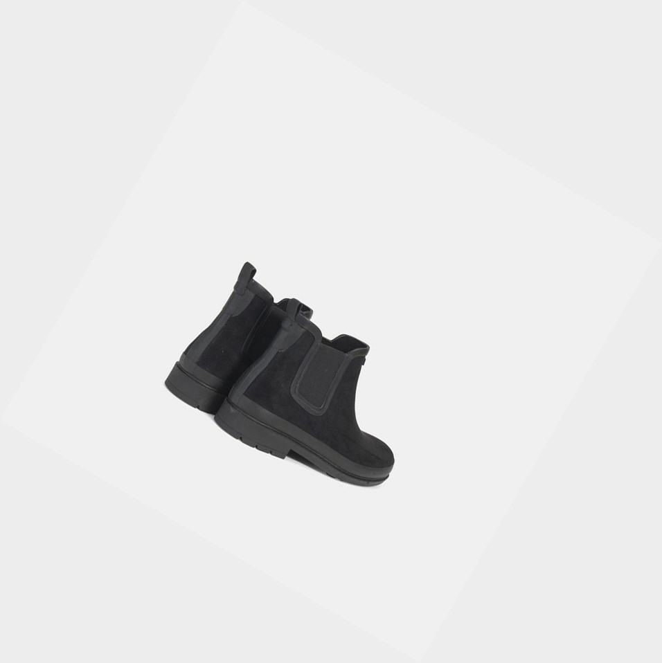 Black Men's Aigle Ankle Chelsea Boots | XKDQ-54730