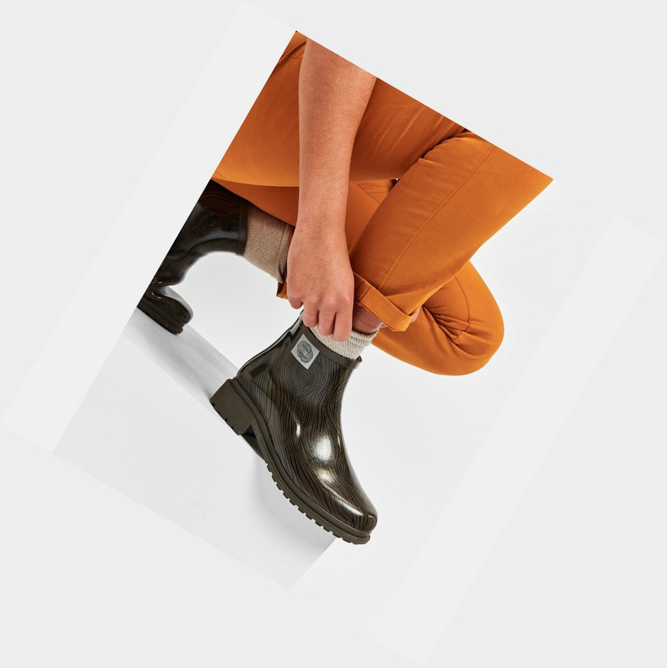 Black Women's Aigle Faguo Rain Boots | HJWA-96732