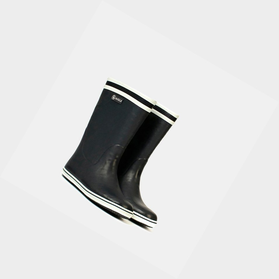 Black Women's Aigle The Fur-lined Version Of The Iconic Rain Boots | FALT-59863