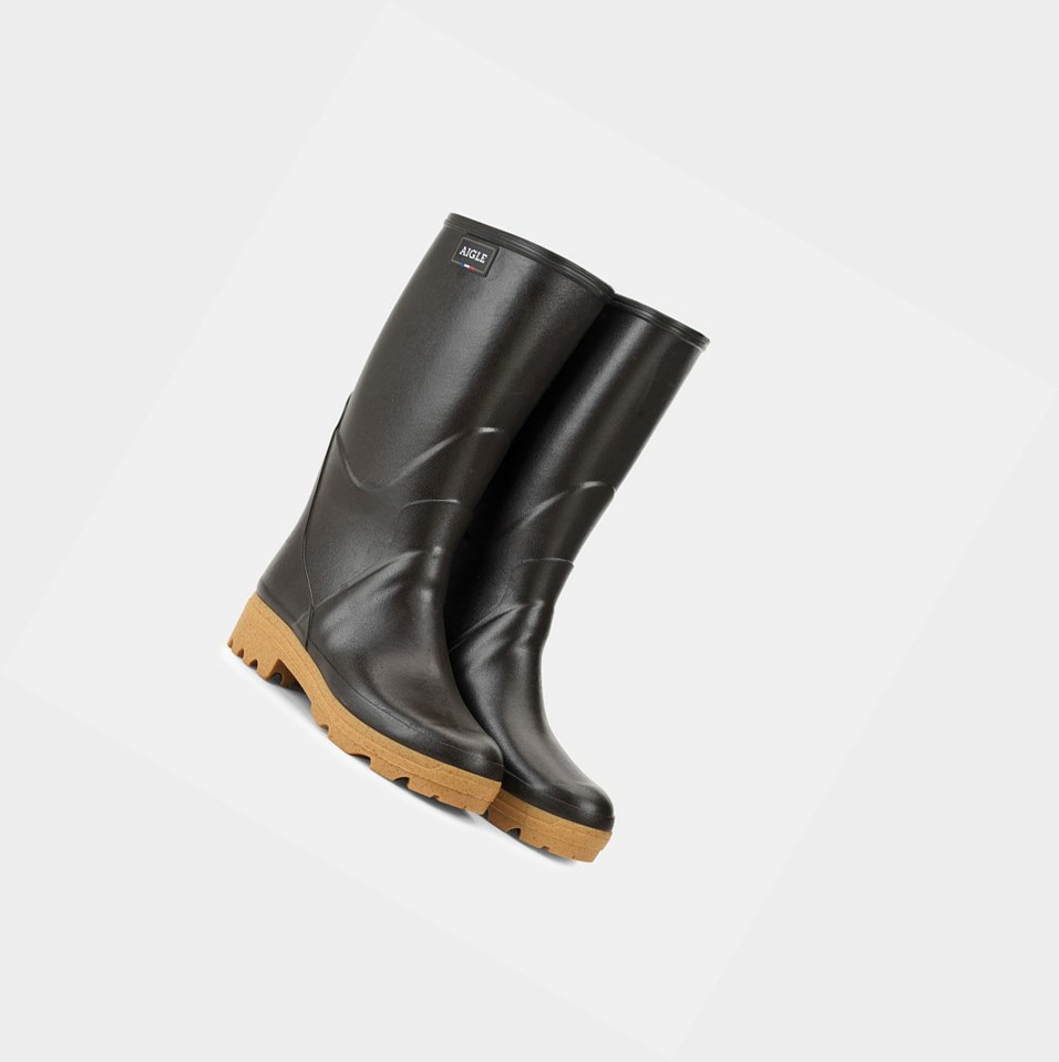 Black Women's Aigle The Iconic Hunting Boots | TJDU-43152