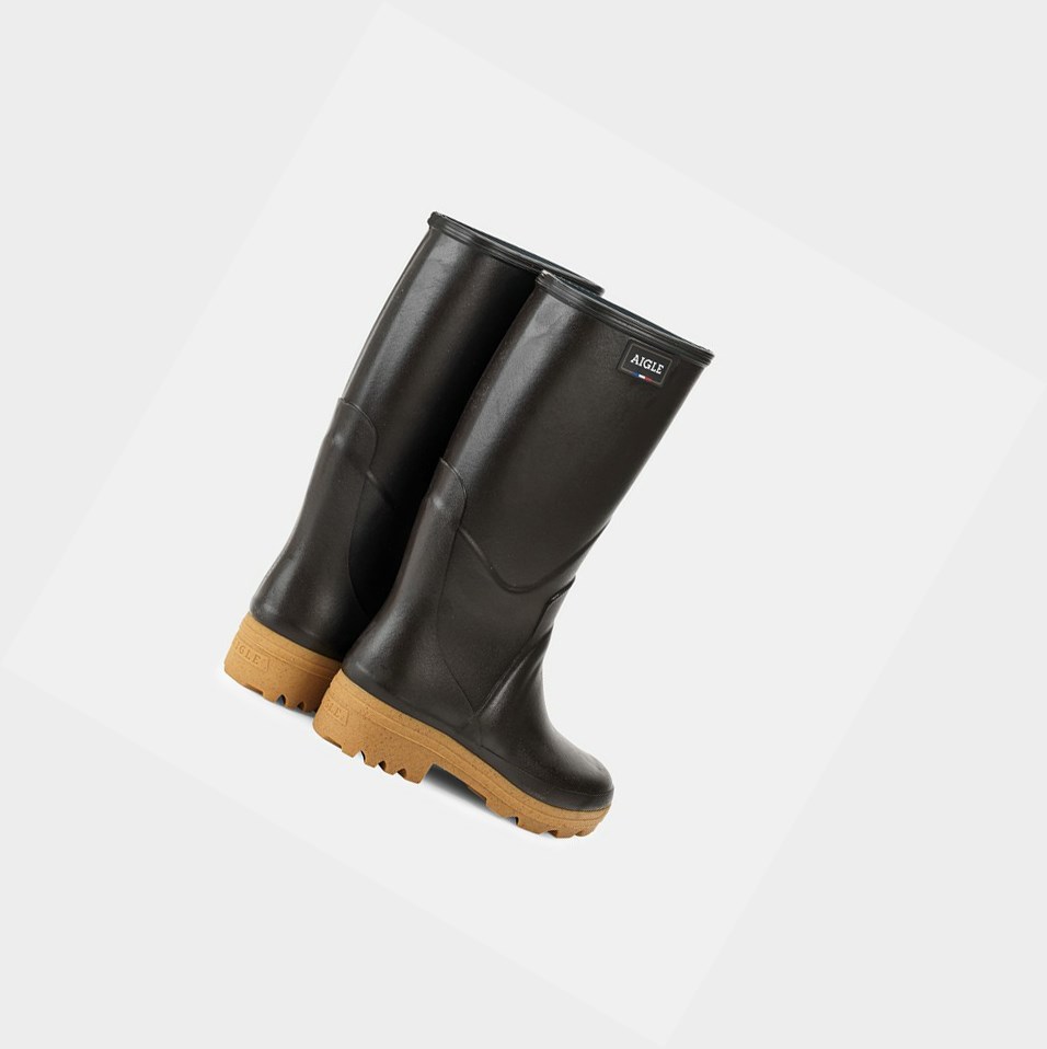 Black Women's Aigle The Iconic Hunting Boots | TJDU-43152