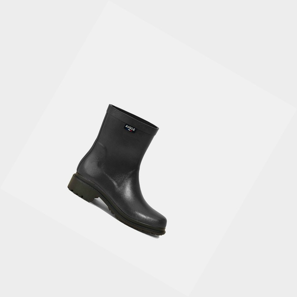 Black Women\'s Aigle The Urban Rain Boots | GQBV-17402