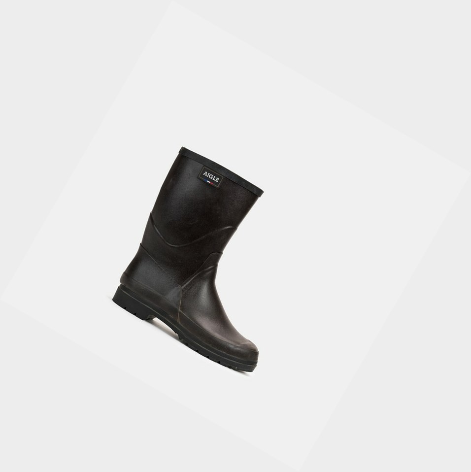 Black Women\'s Aigle The Urban Rain Garden Boots | MJQE-89723