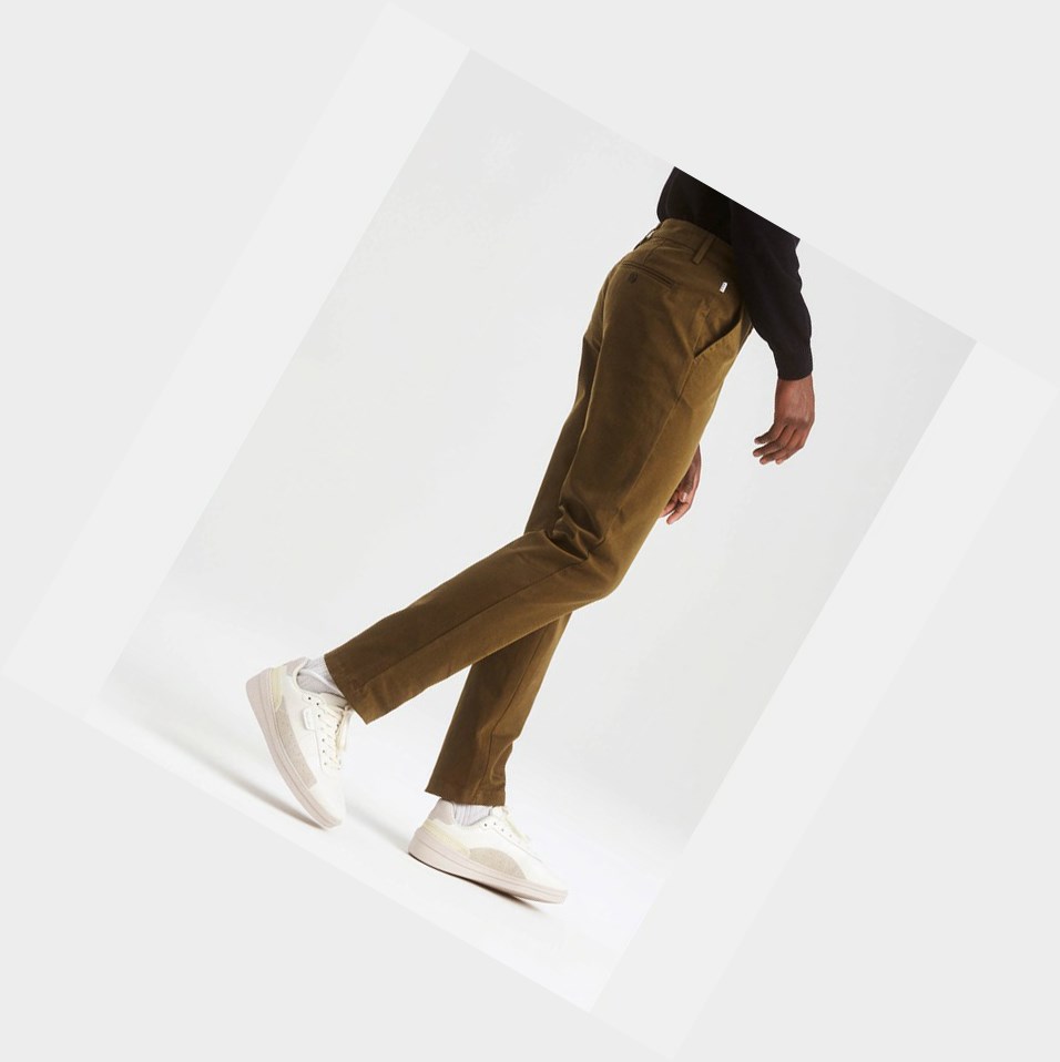 Khaki Men's Aigle The Essential Chino Pants | VXRK-73865