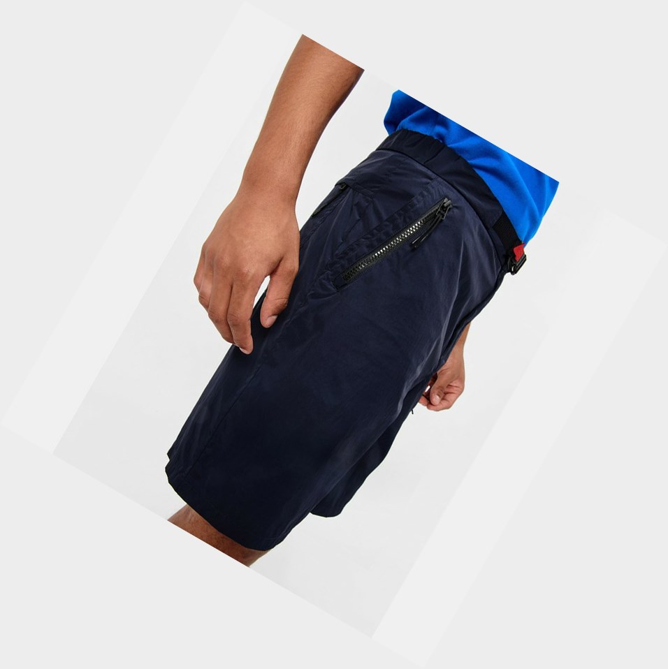 Navy Men's Aigle Technical Water-repellent Shorts | YKSW-41829