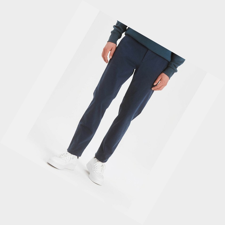 Navy Men's Aigle The Essential Chino Pants | IYSW-48130