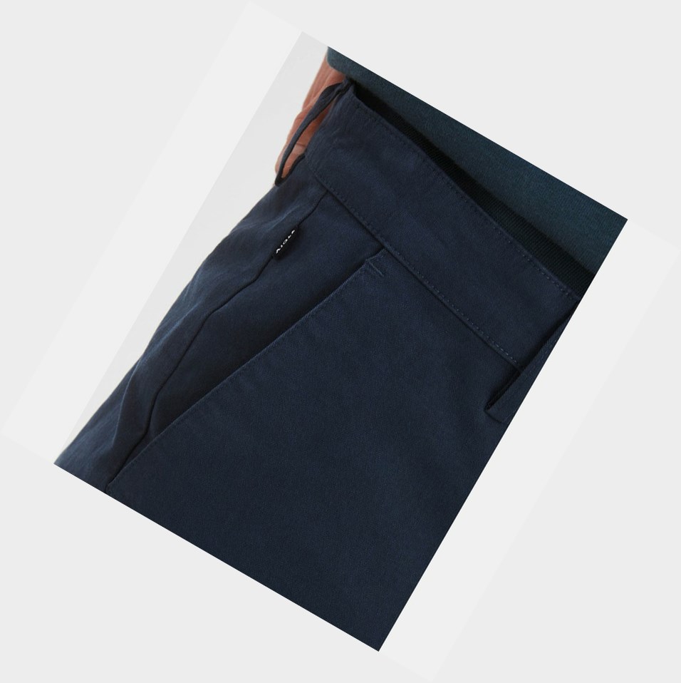 Navy Men's Aigle The Essential Chino Pants | IYSW-48130