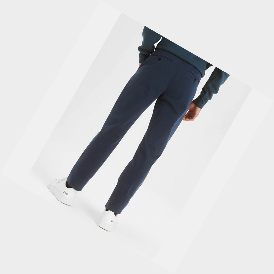 Navy Men's Aigle The Essential Chino Pants | IYSW-48130