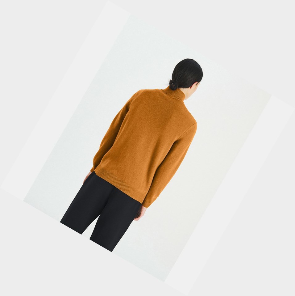 Orange Men's Aigle The Essential Half-zip Sweatshirts | DILO-86927