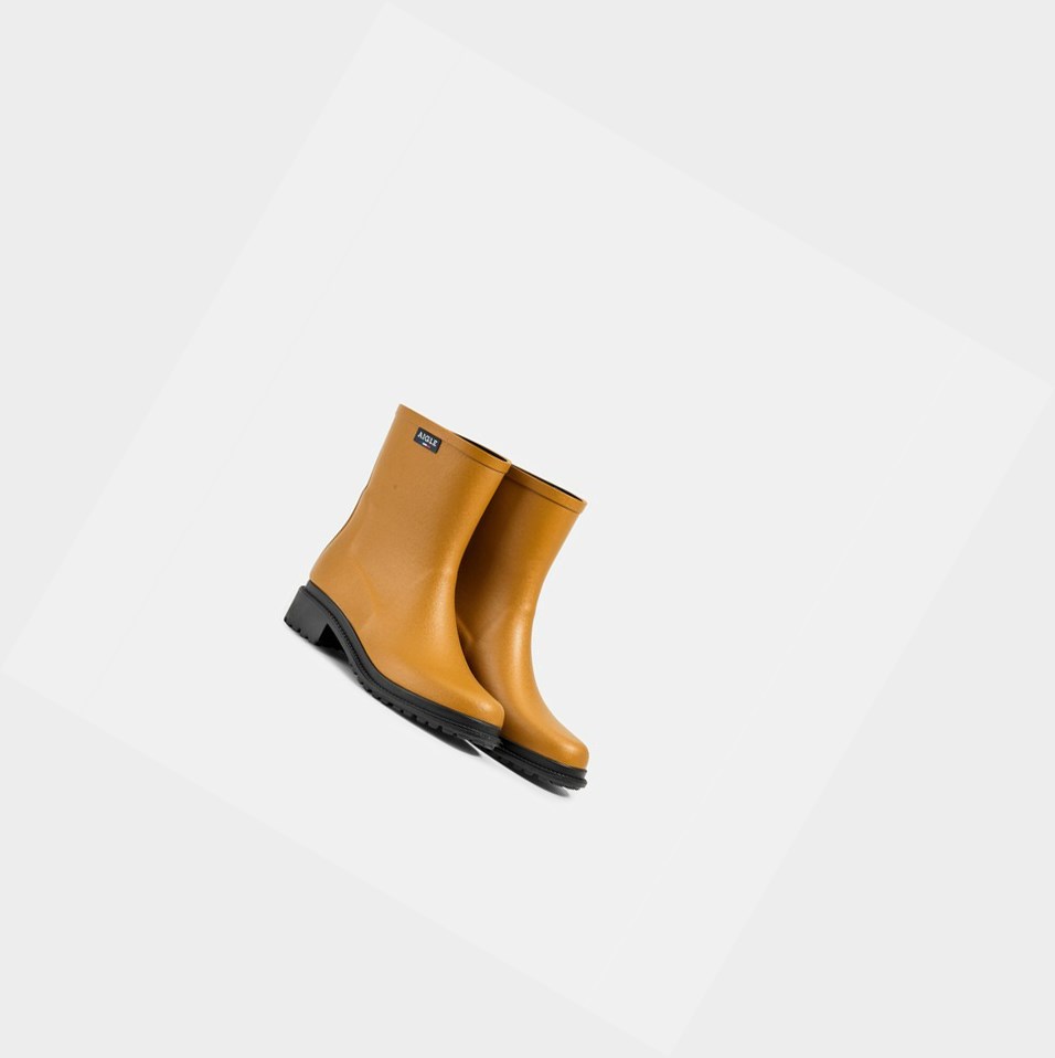 Orange Women's Aigle The Urban Rain Boots | QIKP-37964