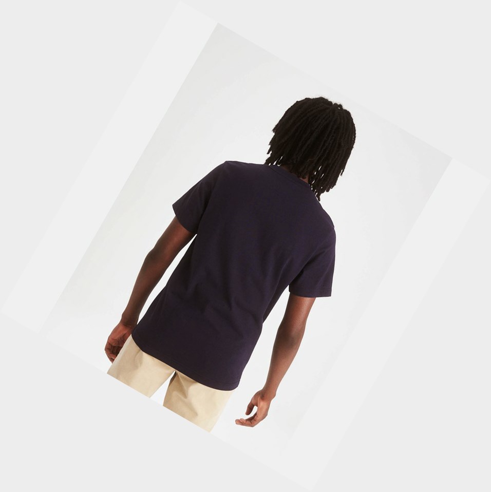 Purple Men's Aigle The Essential Basic T Shirts | NWYM-03546