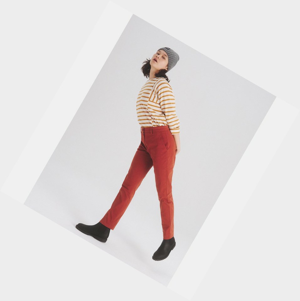 Red Women\'s Aigle The Cotton Chino Pants | AEKF-80597