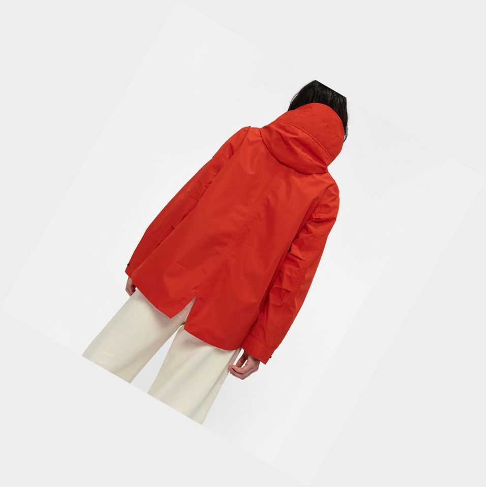 Red Women's Aigle Waterproof And Windproof Parkas | UACQ-68325