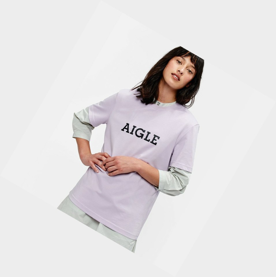 White Men's Aigle Technical T Shirts | ISKP-09872