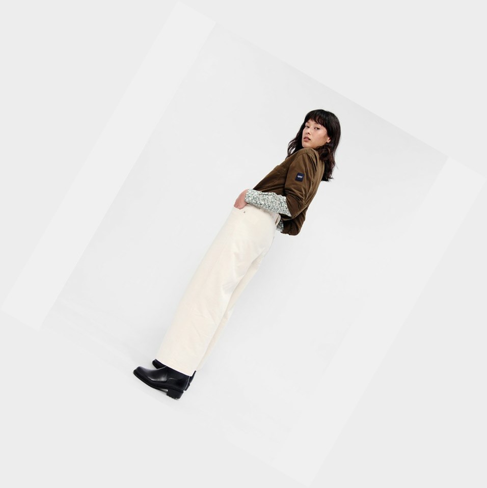 White Women's Aigle Recycled & Organic Cotton Wide-leg Pants | YAMW-38715