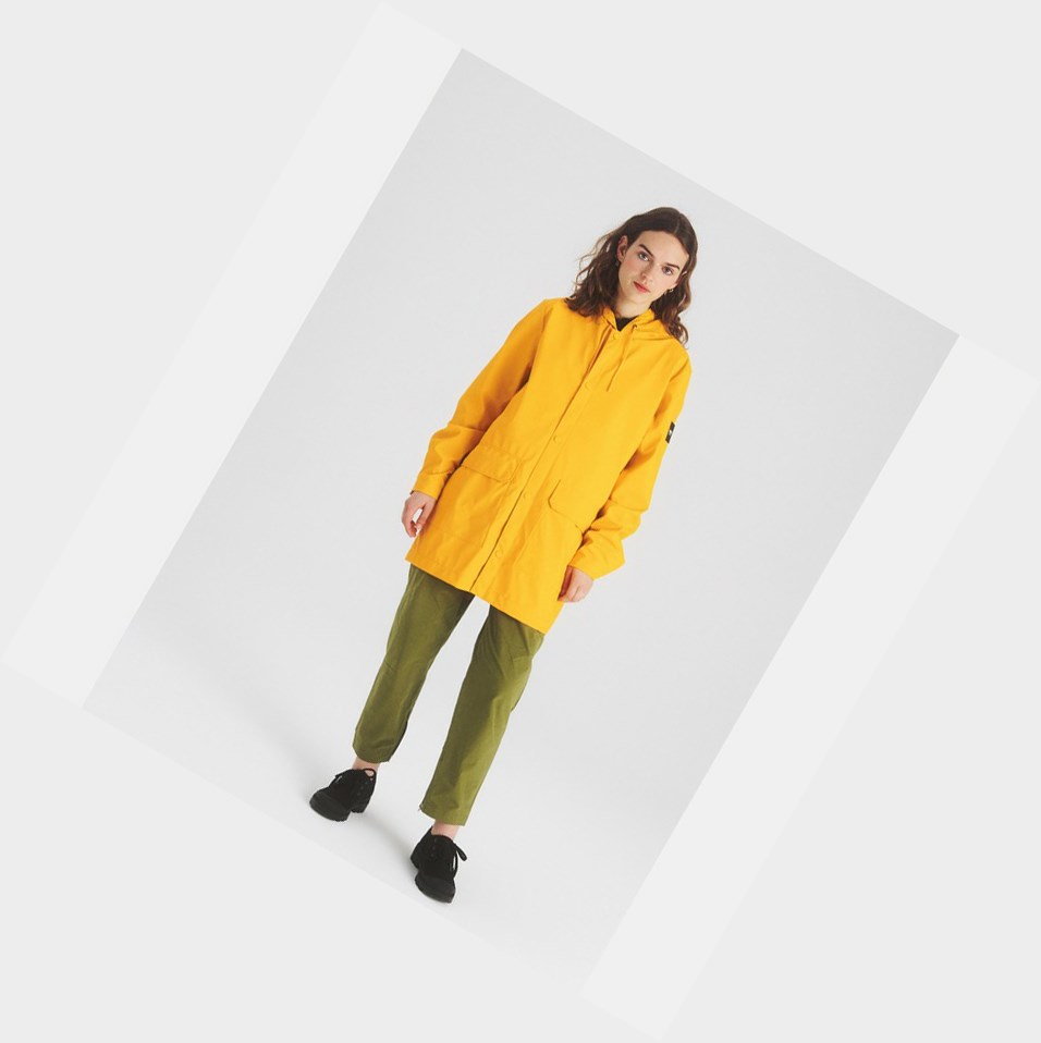 Yellow Men's Aigle The Long, Lightweight And Waterproof Coats & Jackets | XOZS-17528