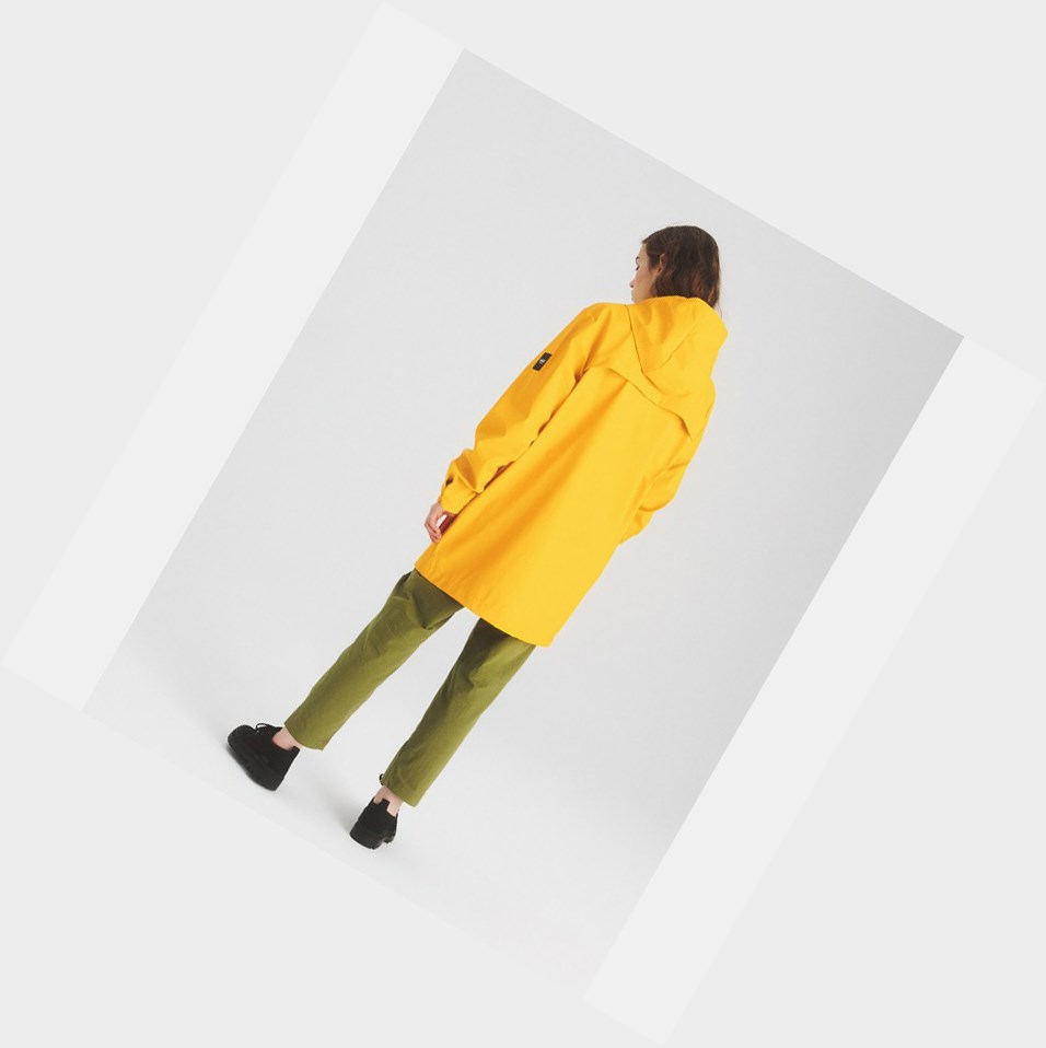 Yellow Men's Aigle The Long, Lightweight And Waterproof Coats & Jackets | XOZS-17528